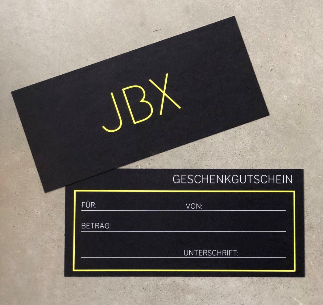 JBX Geschenkgutschein